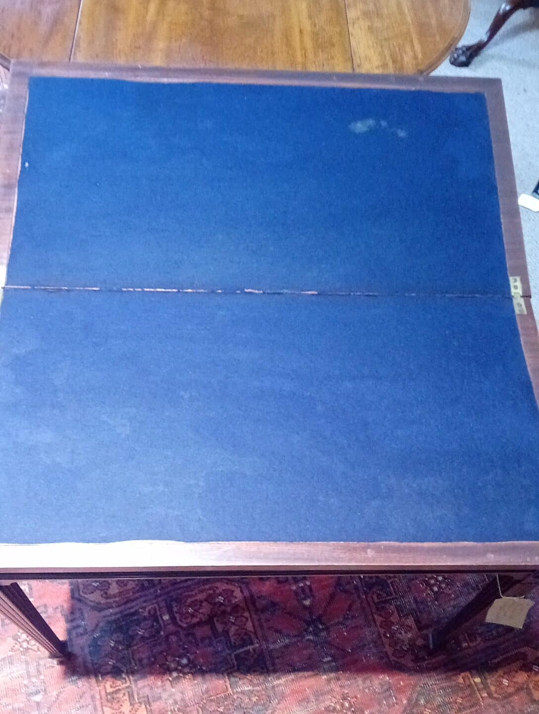 Superb Victorian Adam Revival Mahogany Card Table