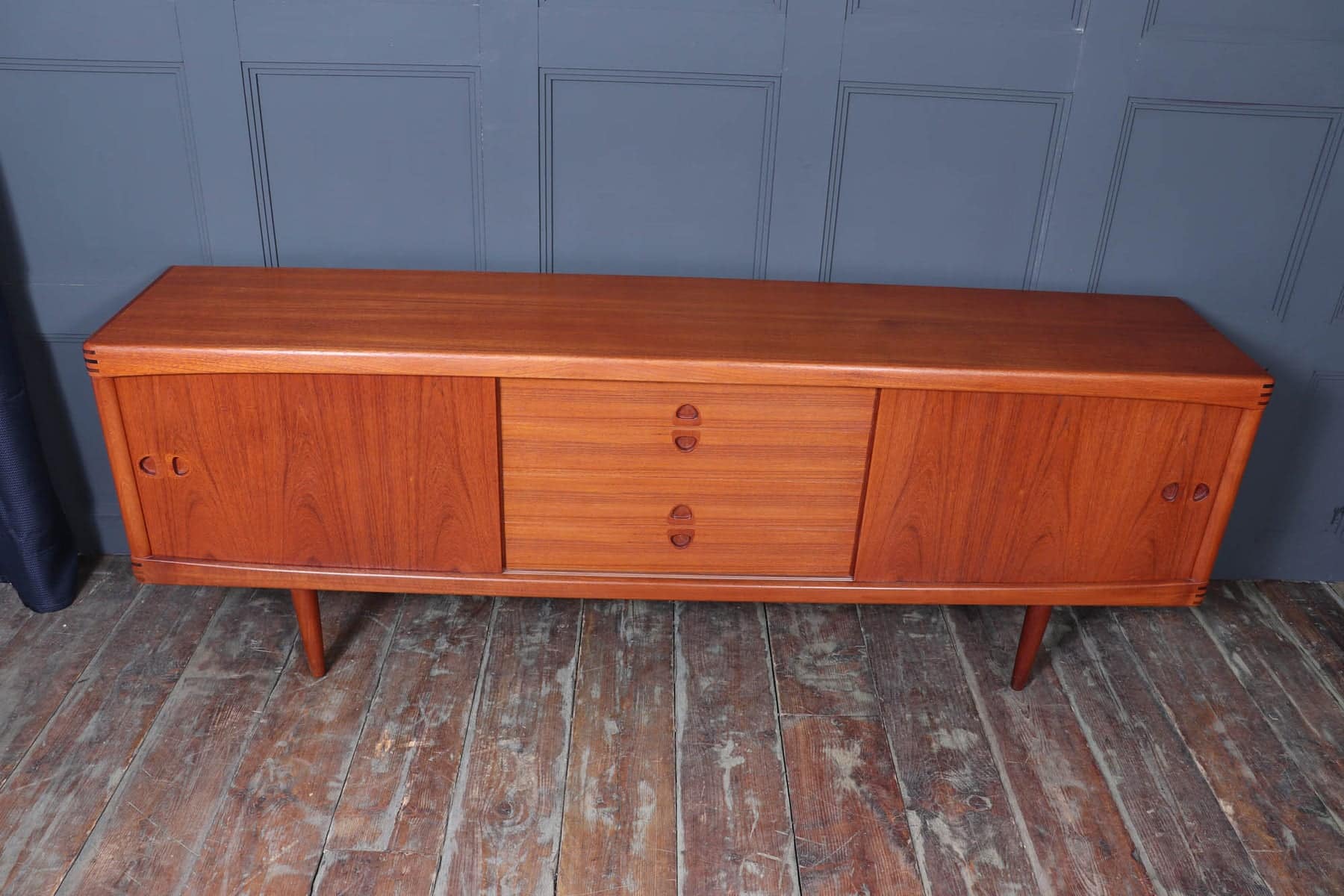 Mid Century Danish Teak Sideboard By H W Klien For Bramin