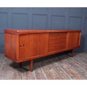 Mid Century Danish Teak Sideboard By H W Klien For Bramin