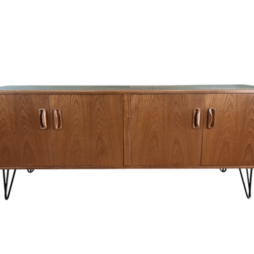 Mid Century Teak G Plan Sideboard On Hairpin Legs