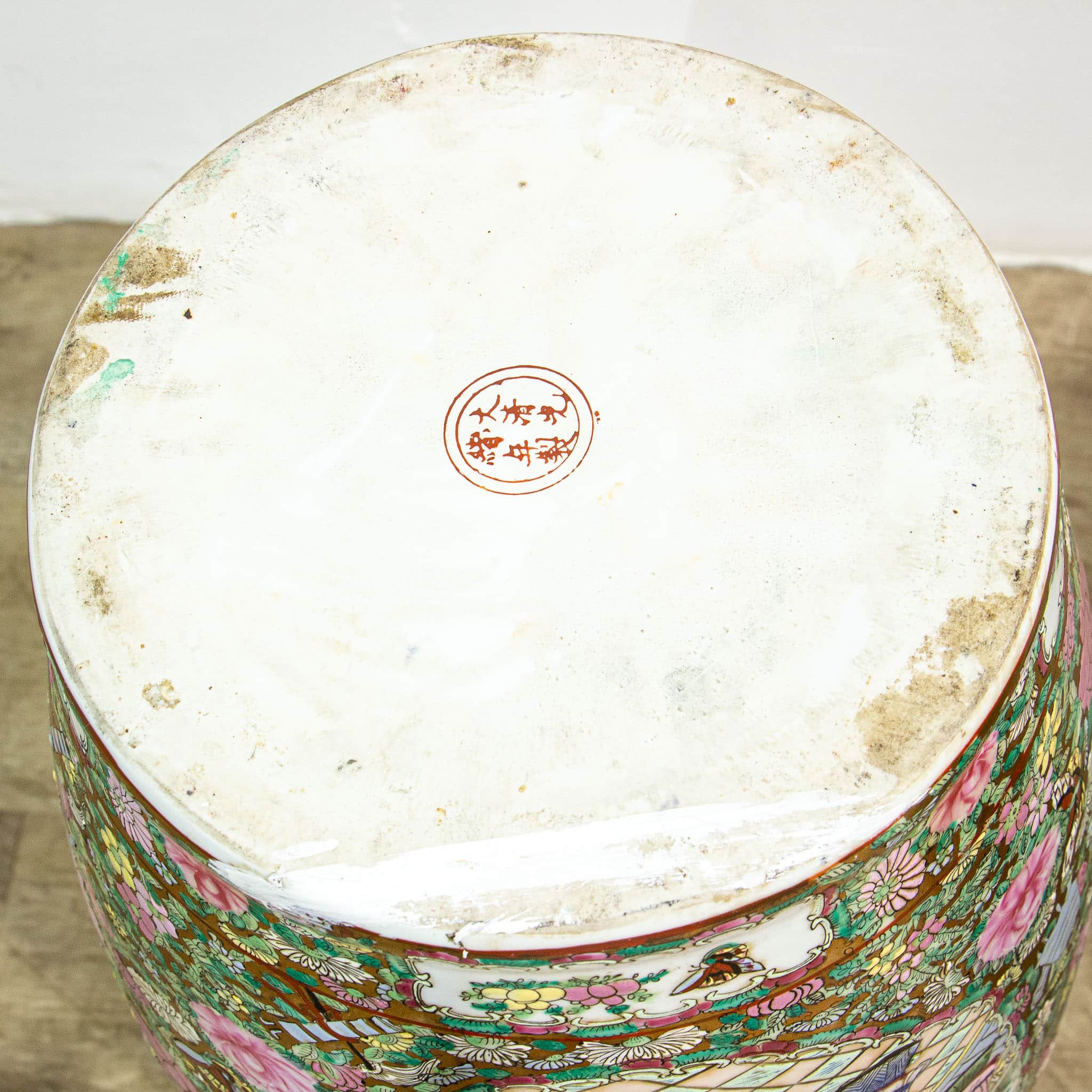 Pair of Large Qing Style Chinese Vases
