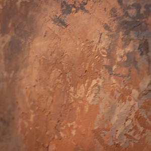 Large Landscape Oil on Board in Brown Tones