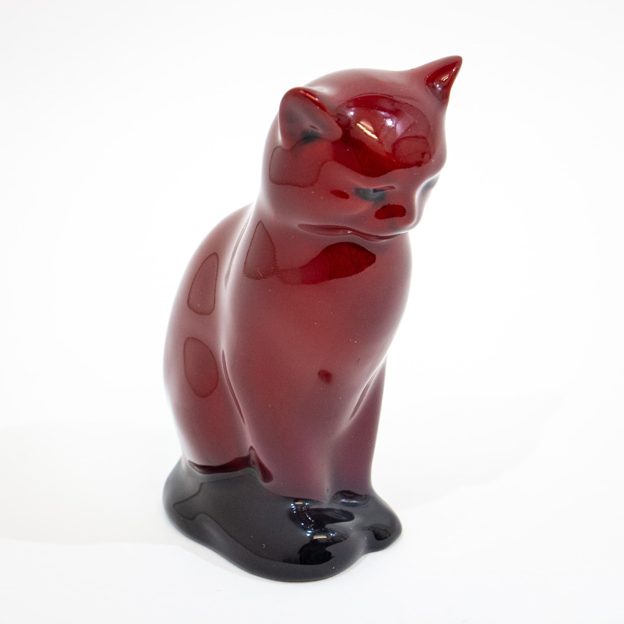 Royal Doulton Flambe Cat