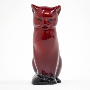 Royal Doulton Flambe Cat