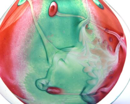 A large & heavy hand-blown French art glass Vase by Jean-Michel Operto C.20thC - Image 3