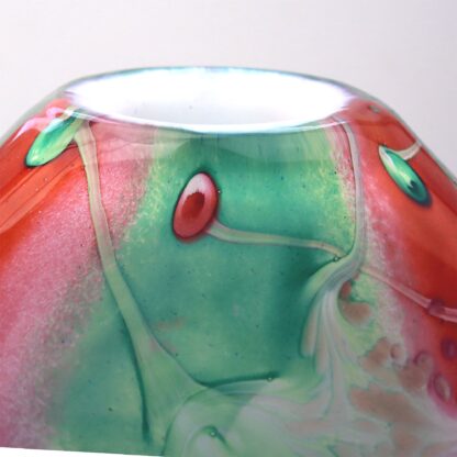 A large & heavy hand-blown French art glass Vase by Jean-Michel Operto C.20thC - Image 7