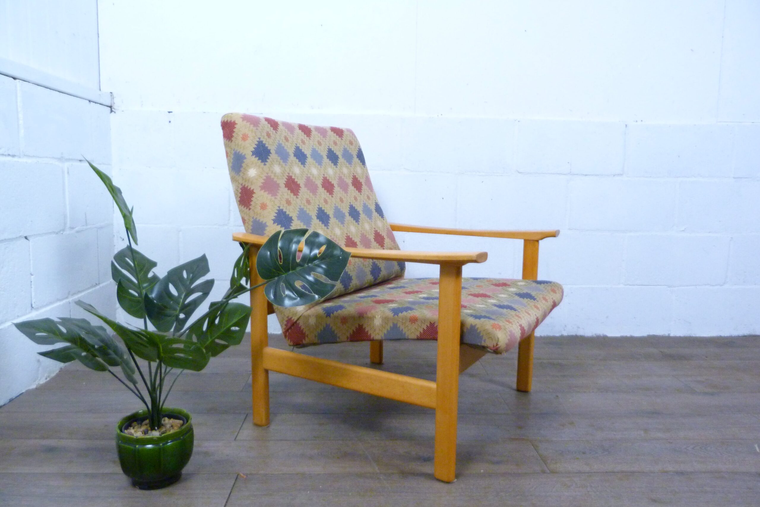 Mid-Century Danish Style Lounge Chair