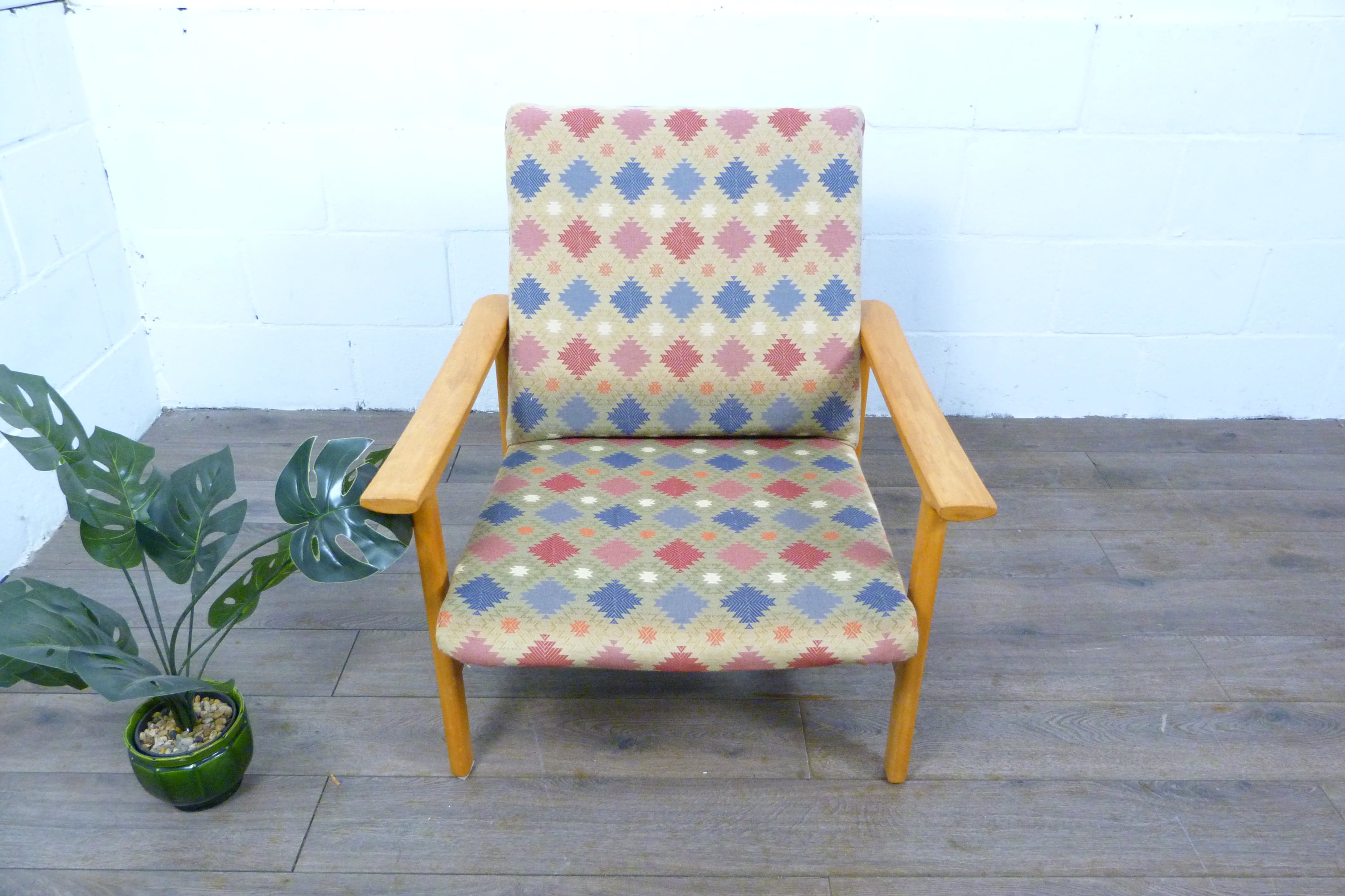 Mid-Century Danish Style Lounge Chair