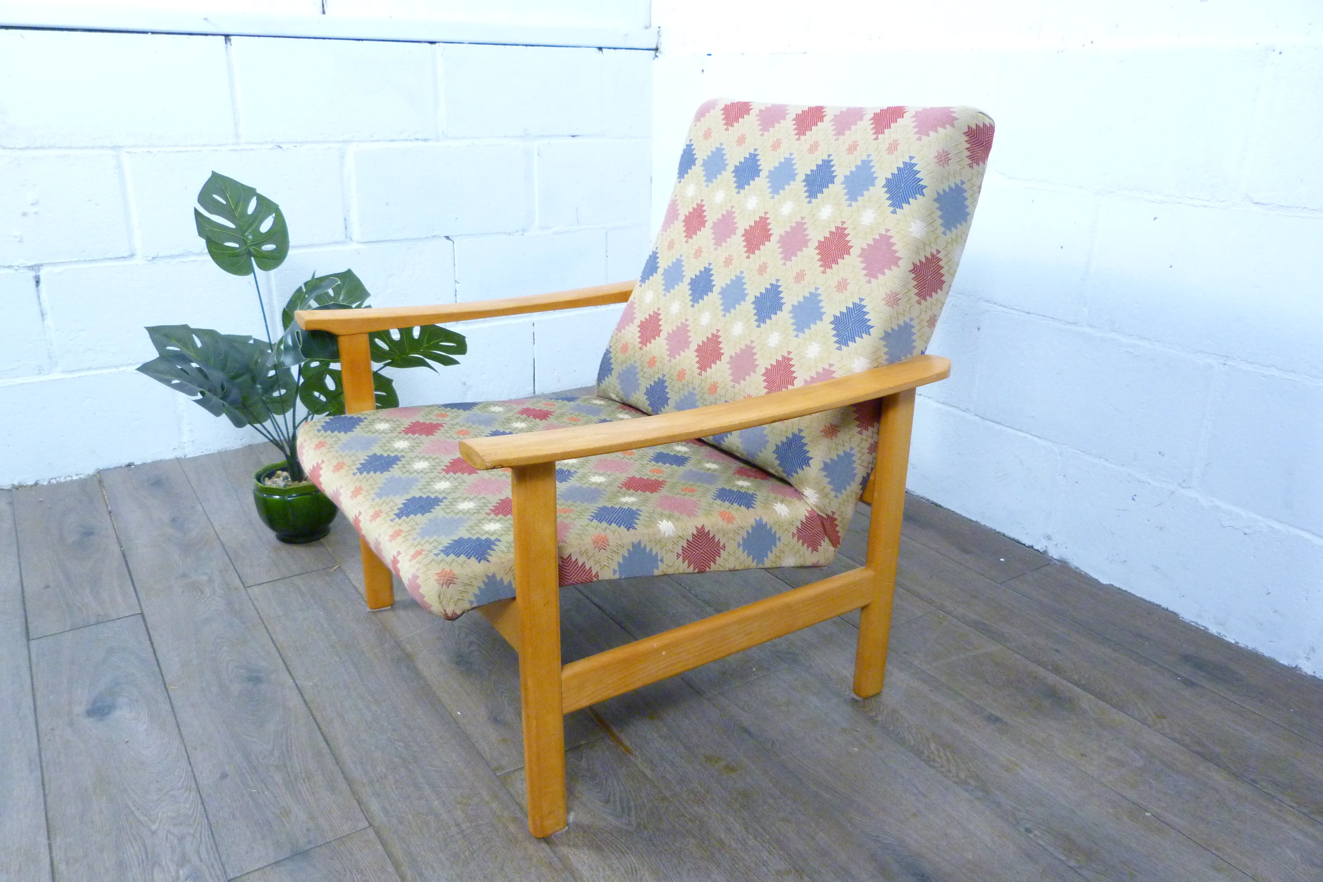 Mid-Century Danish Style Lounge Chair