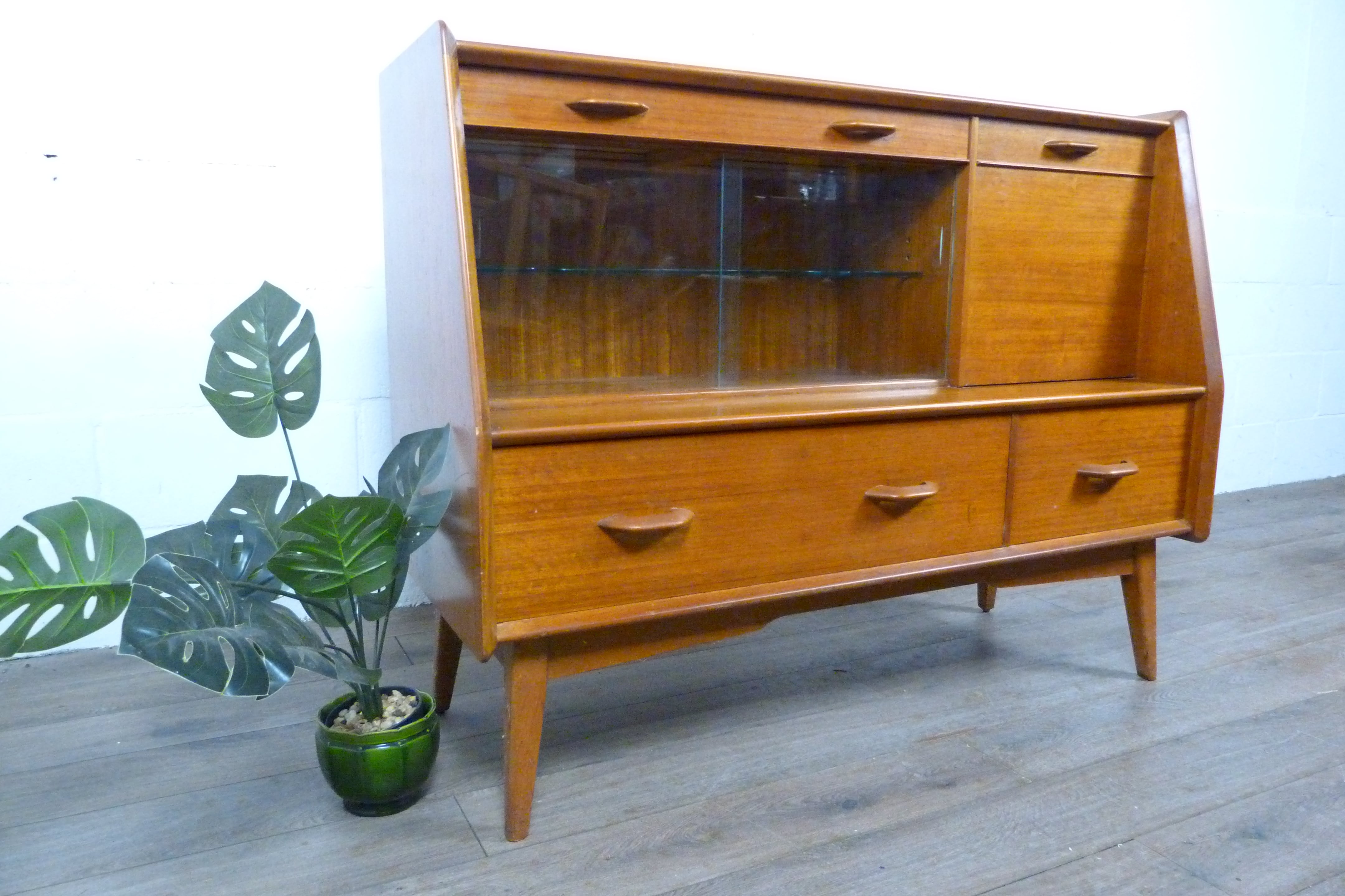 G Plan Brandon Oak Cocktail Cabinet