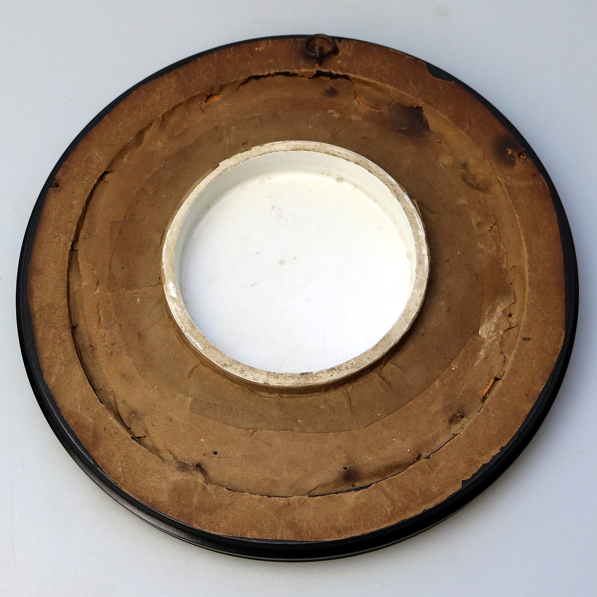 Antique pottery Pot Lid Dublin Industrial Exhibition 1853 Irish interest C.19thC