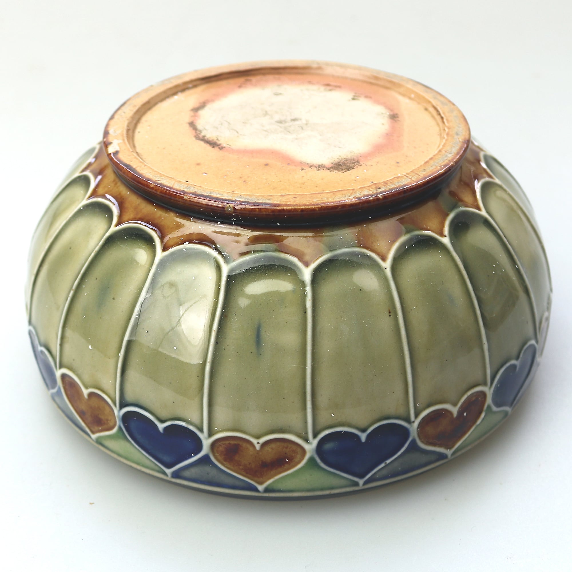Antique Art Nouveau Royal Doulton pottery Bowl designed by Maud Bowden C.1900