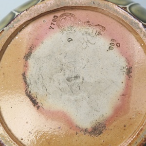 Antique Art Nouveau Royal Doulton pottery Bowl designed by Maud Bowden C.1900