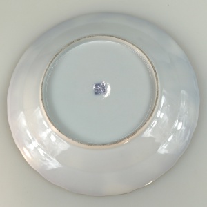 A fine antique porcelain hand-painted Edmé Samson Worcester style Plate C.1890