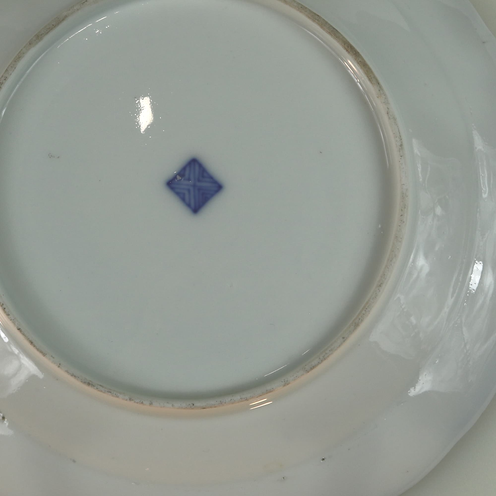 A fine antique porcelain hand-painted Edmé Samson Worcester style Plate C.1890