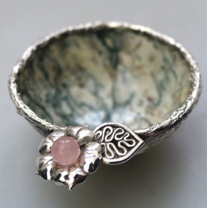 A rare & unique English novelty solid silver & hardstone Stirrup Cup / Vessel 1995 - Image 3