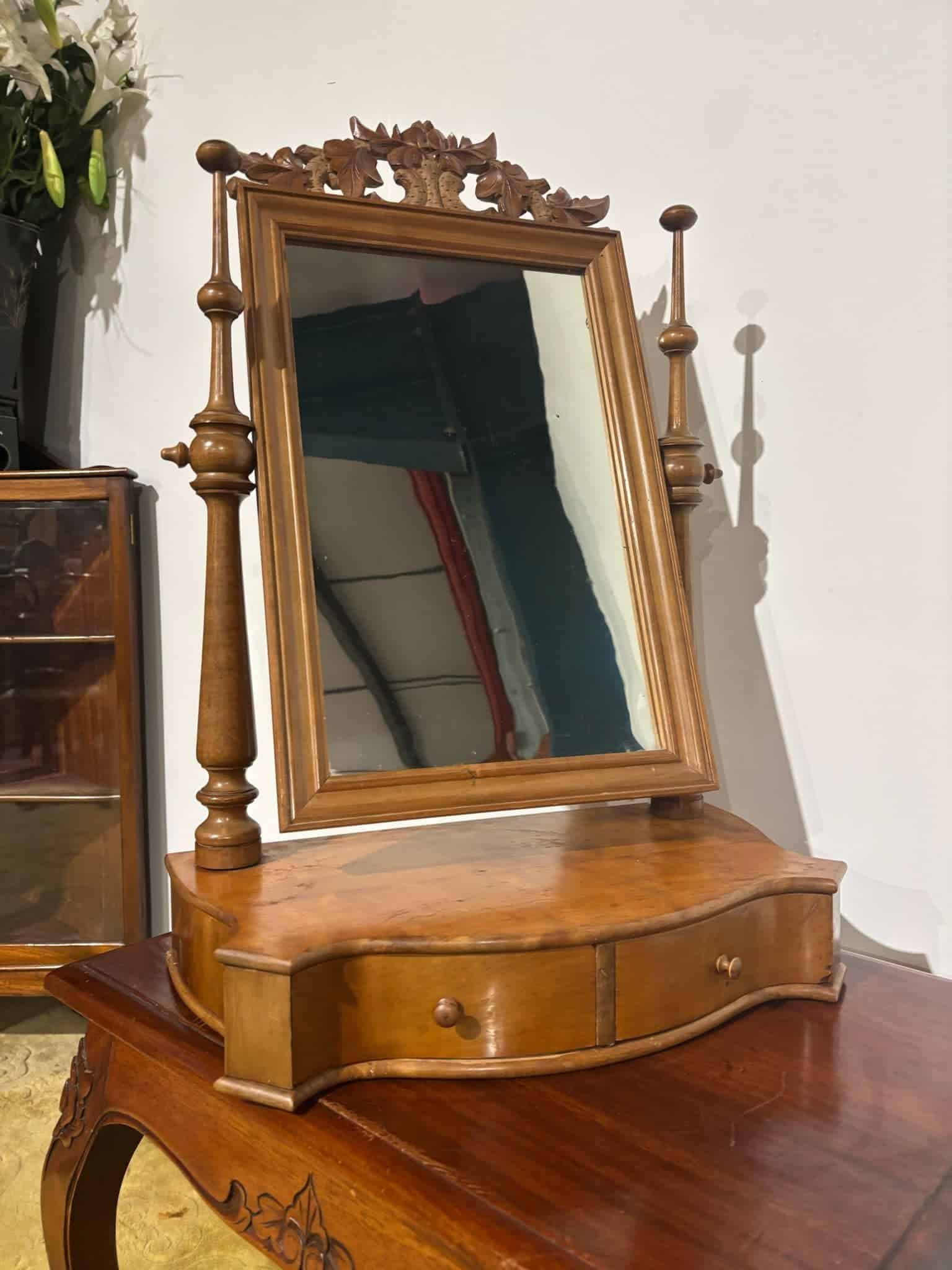 Vintage 1930's French Provincial Dressing Mirror