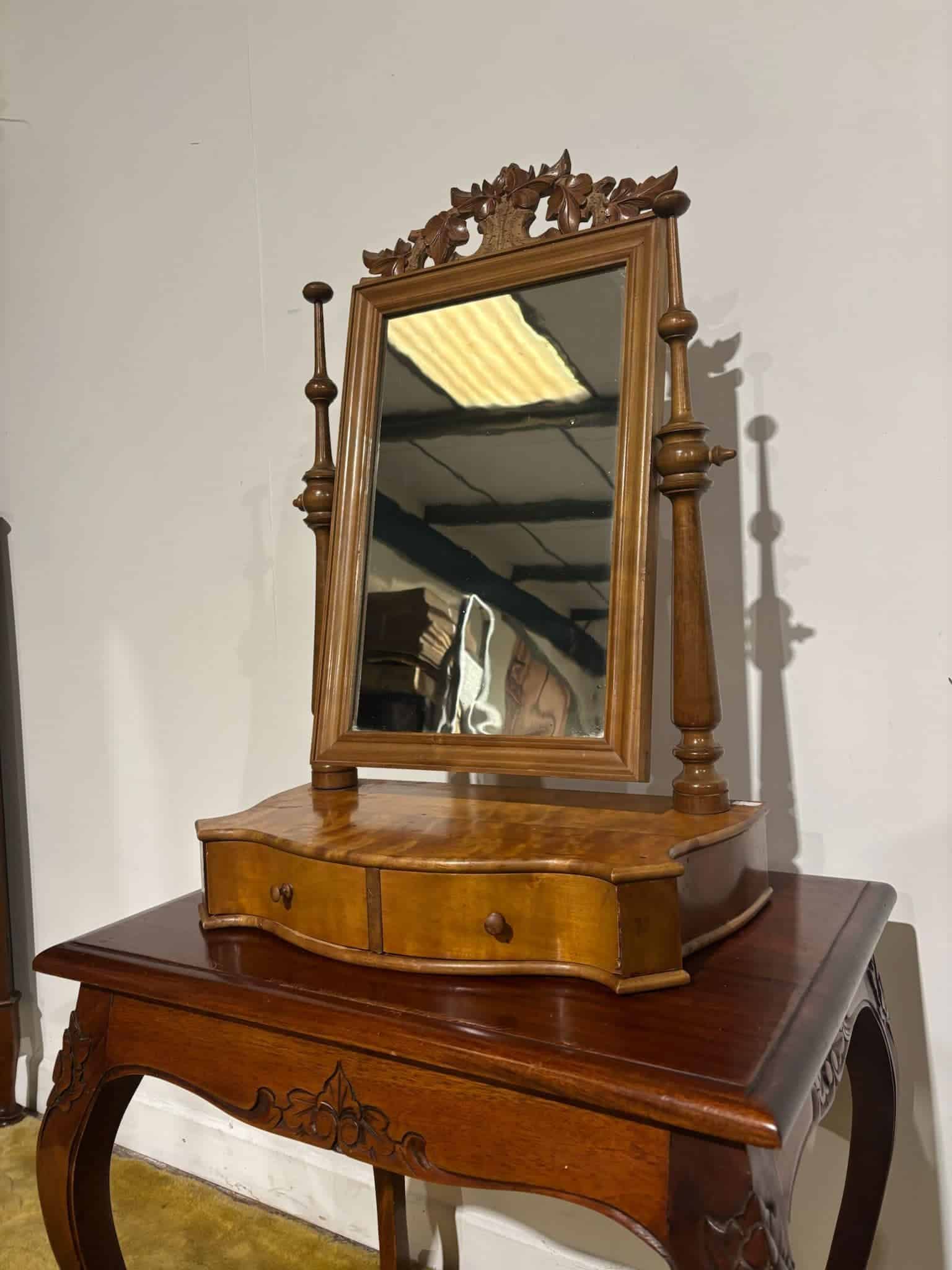 Vintage 1930's French Provincial Dressing Mirror