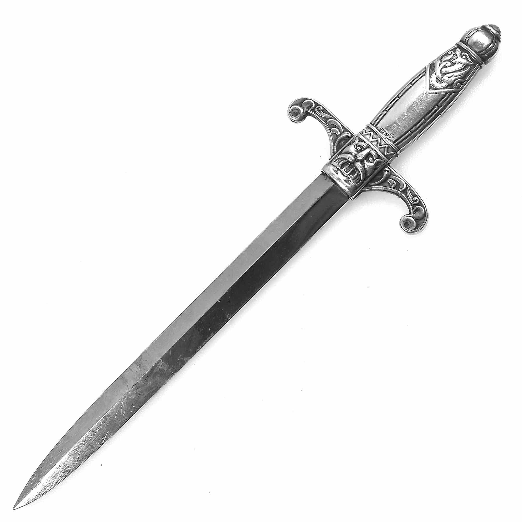 A wonderful Scandinavian 830 solid silver Viking Sword Letter Opener C.20thC