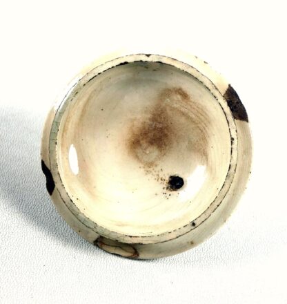 An English antique Georgian hand-painted pottery Liverpool Teapot C.1790 - Image 11