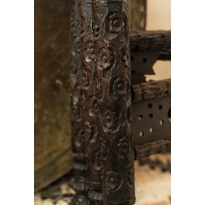 A Liberty of London Style Eastern Decorative Tea Table With Removable Tray