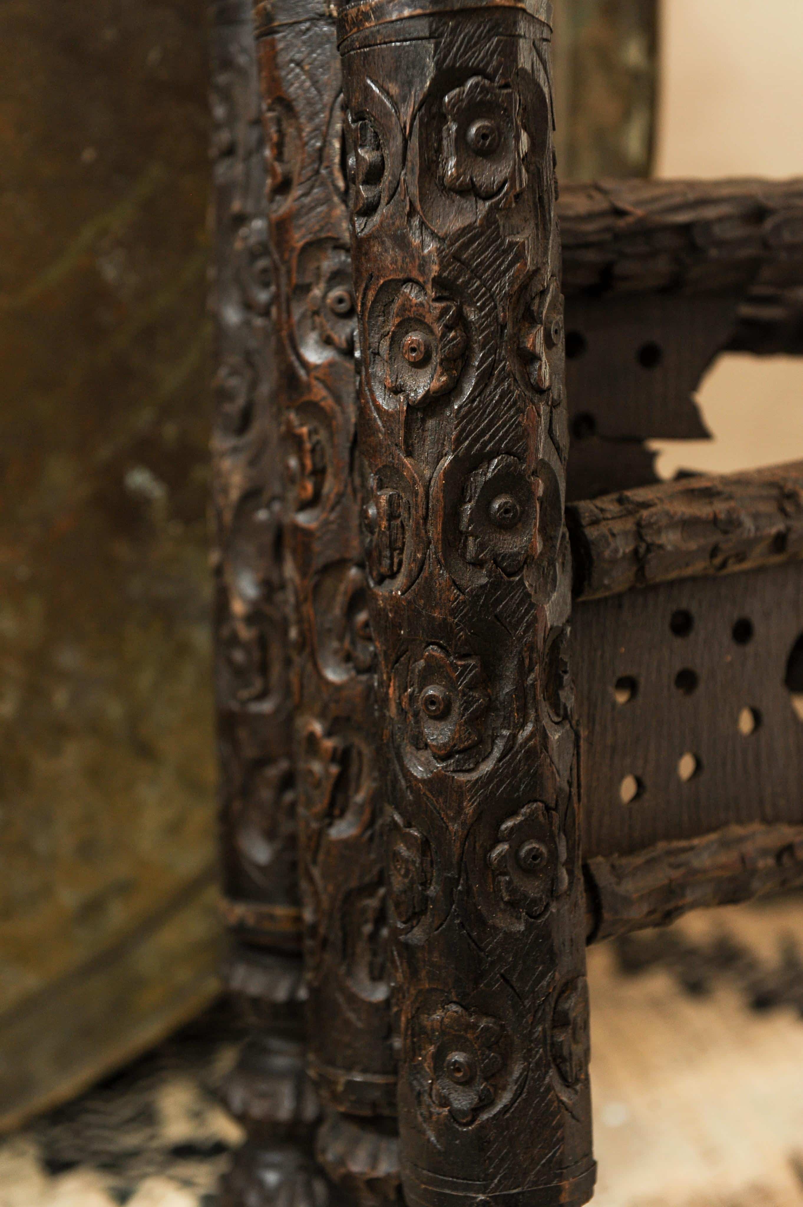 A Liberty of London Style Eastern Decorative Tea Table With Removable Tray