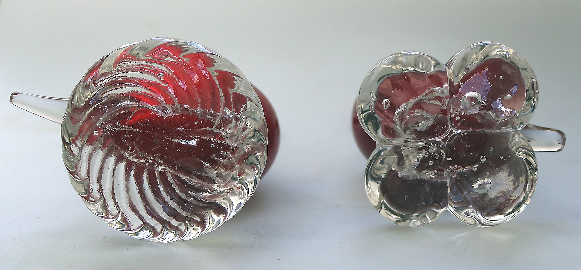 2X large mid century retro Venetian Murano art glass Duck Figures C.mid 20thC