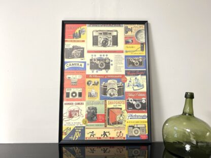A Photography Collage, Framed Vintage Print