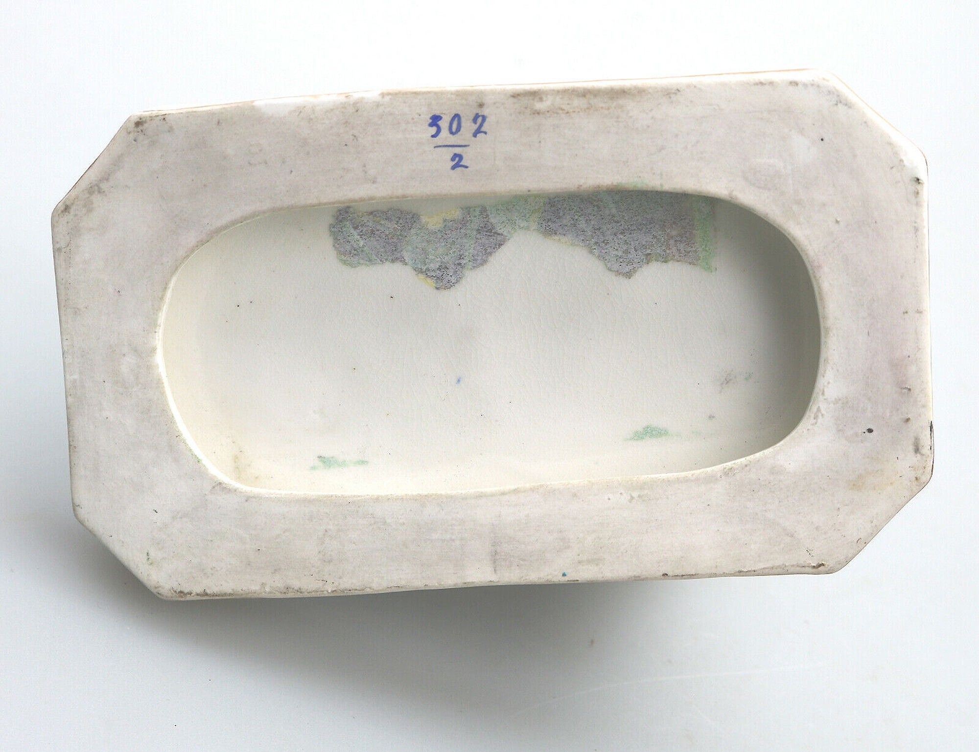 An unusual antique novelty Cat & Kitten porcelain Striker / Match Holder C.19thC