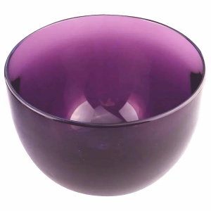 An antique amethyst coloured glass Bowl / Finger Bowl C.19thC