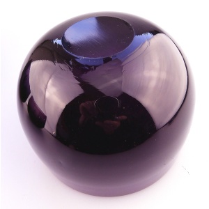 An antique amethyst coloured glass Bowl / Finger Bowl C.19thC