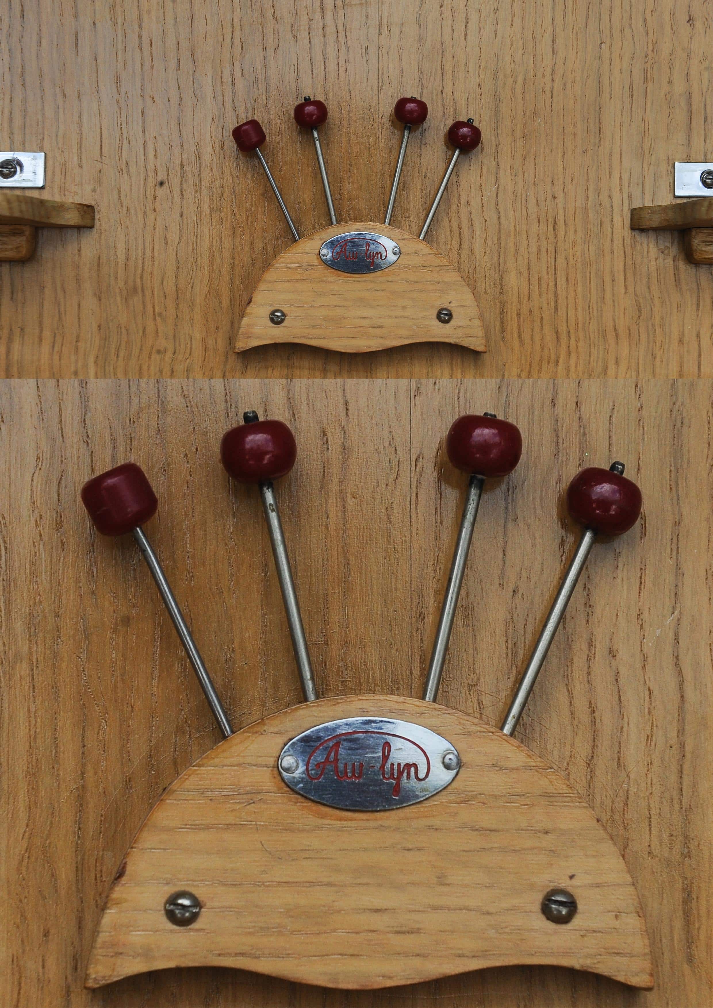An Art Deco Luxurious Cocktail Cabinet With Two Fitted Chrome Lights by Al-Wyn