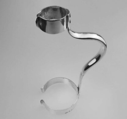 A scarce antique silver plate Champagne / Wine Bottle Holder Pourer C.19thC - Image 3