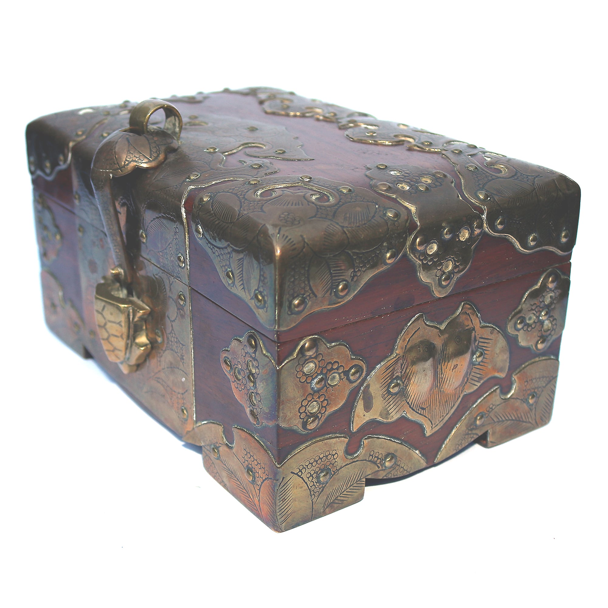 A vintage Chinese Jewellery Trinket Chest C.20thC