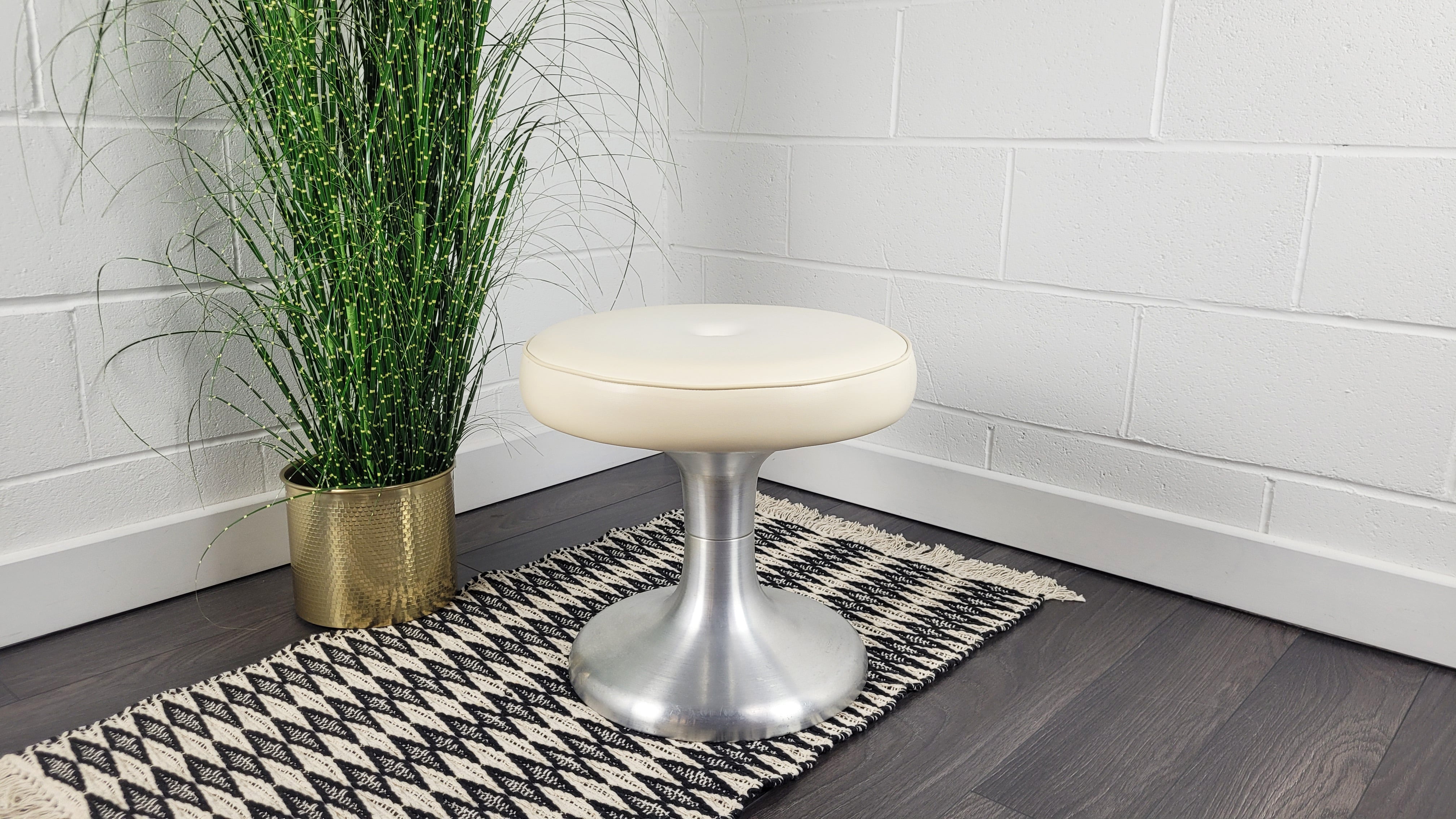 1960s Aluminium Space Age Stool