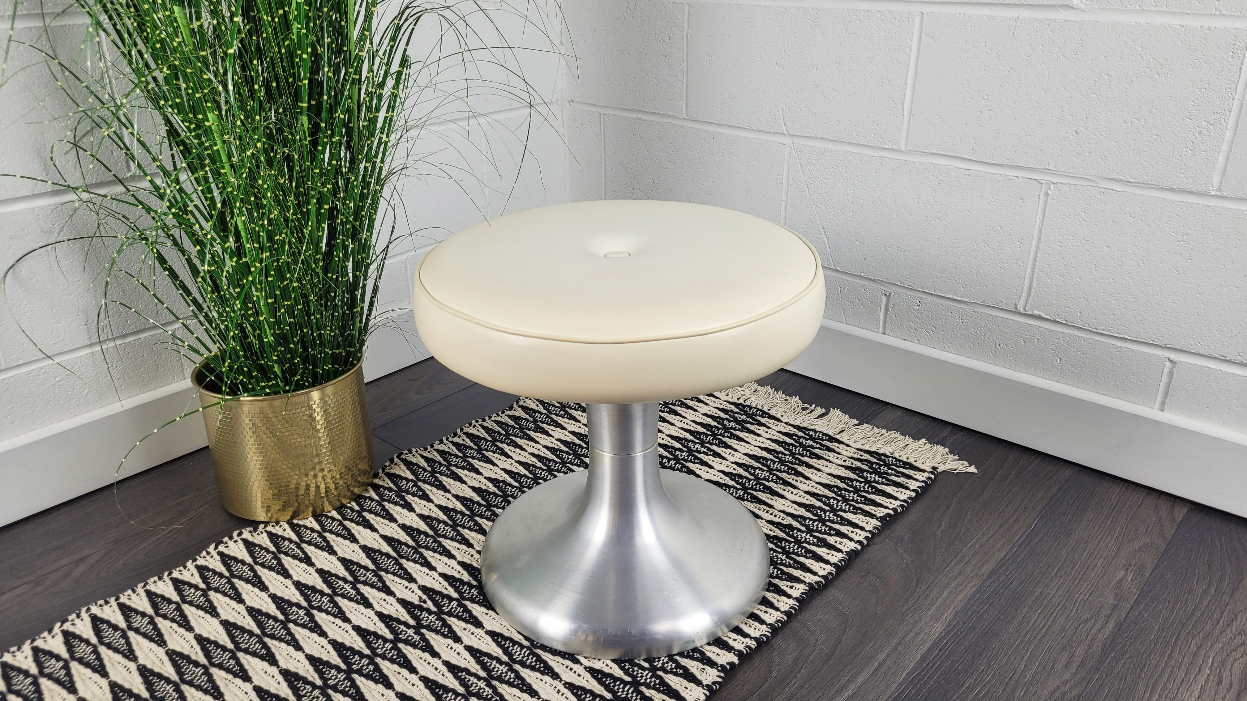 1960s Aluminium Space Age Stool