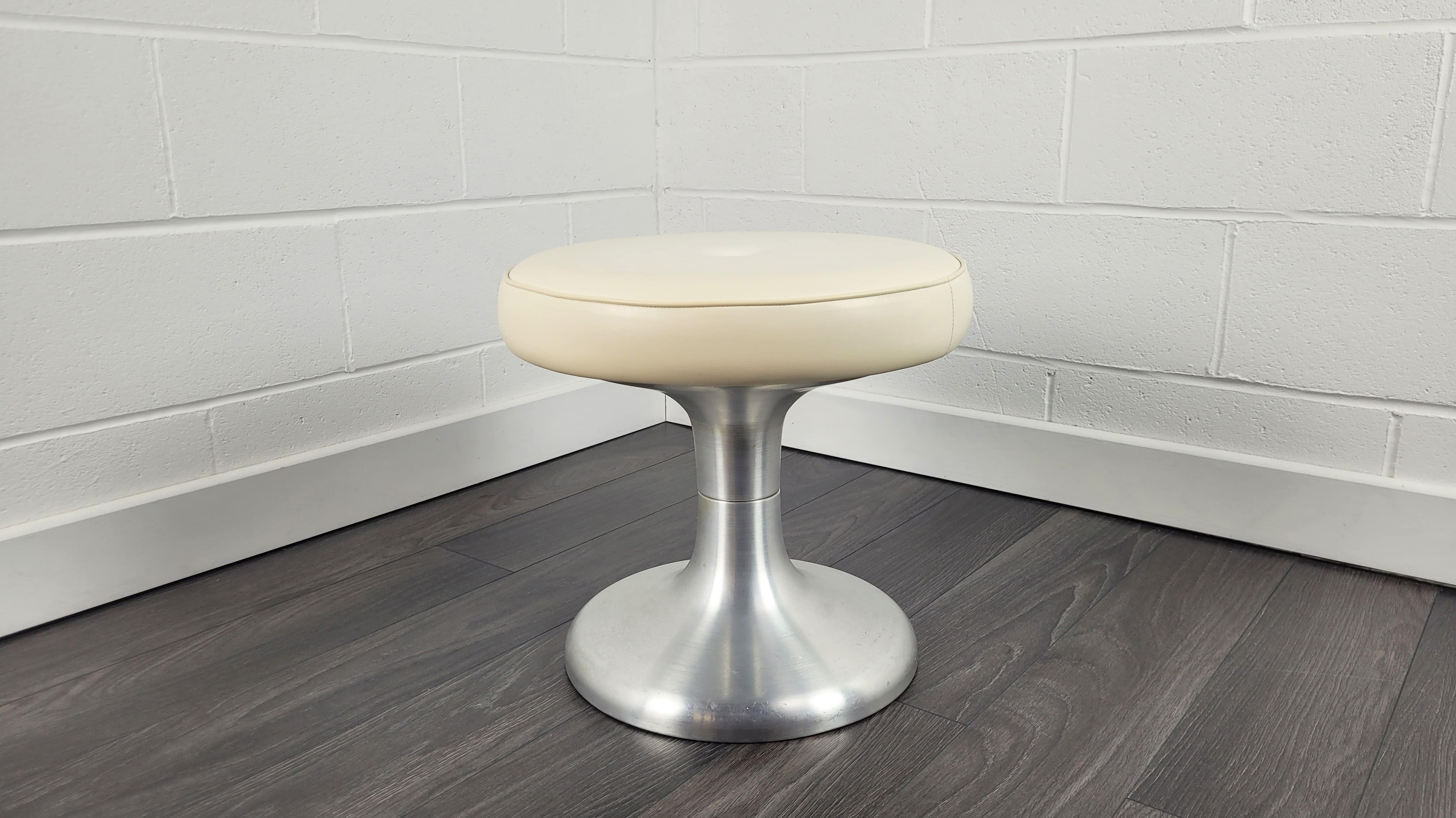 1960s Aluminium Space Age Stool