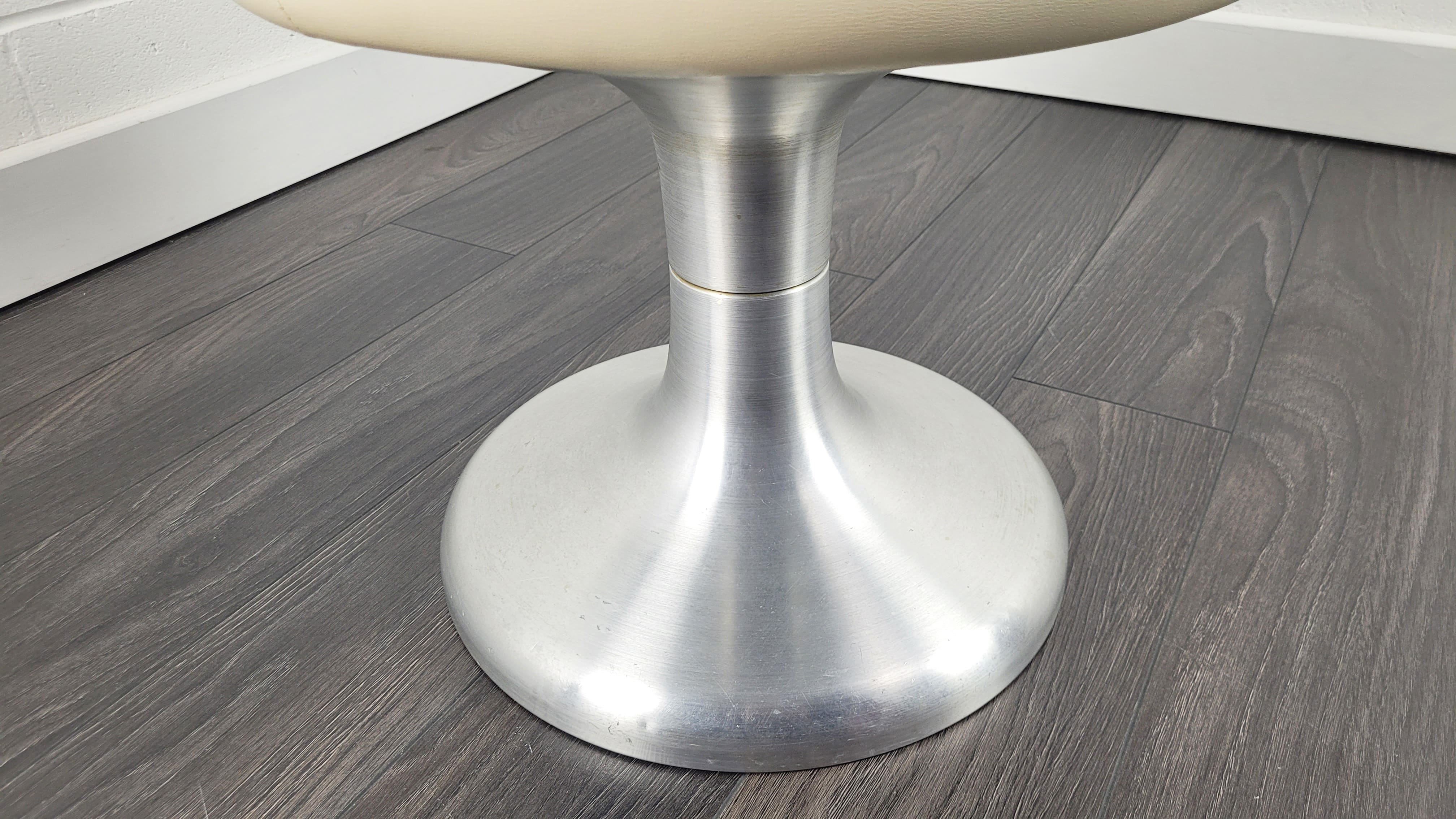 1960s Aluminium Space Age Stool
