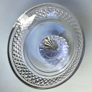 A superb antique late Georgian Irish cut glass Bonbonniere C.early 19thC