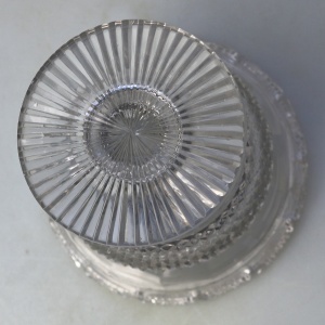 A superb antique late Georgian Irish cut glass Bonbonniere C.early 19thC