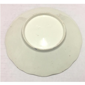 A good antique Georgian hand painted Coalport or Spode porcelain Saucer C.19thC