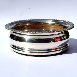 A good antique William IV Old Sheffield silver Plate Decanter Coaster C.1820