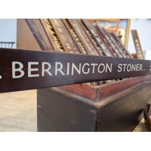 Collection Of Early 20th Century Hand Painted Doctors/Consultants Name Plates.