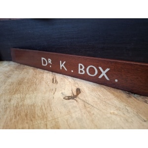 Collection Of Early 20th Century Hand Painted Doctors/Consultants Name Plates.