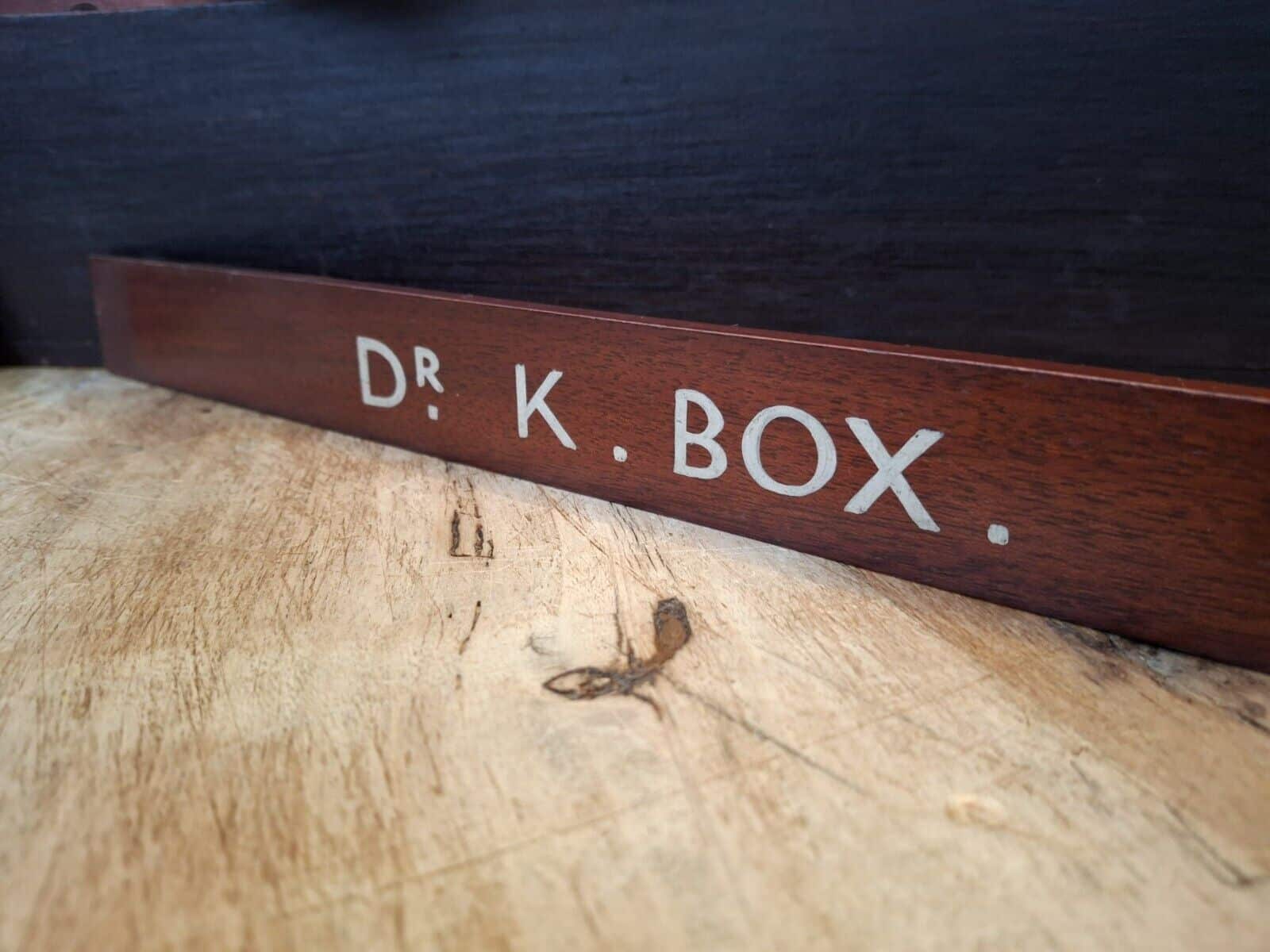 Collection Of Early 20th Century Hand Painted Doctors/Consultants Name Plates.