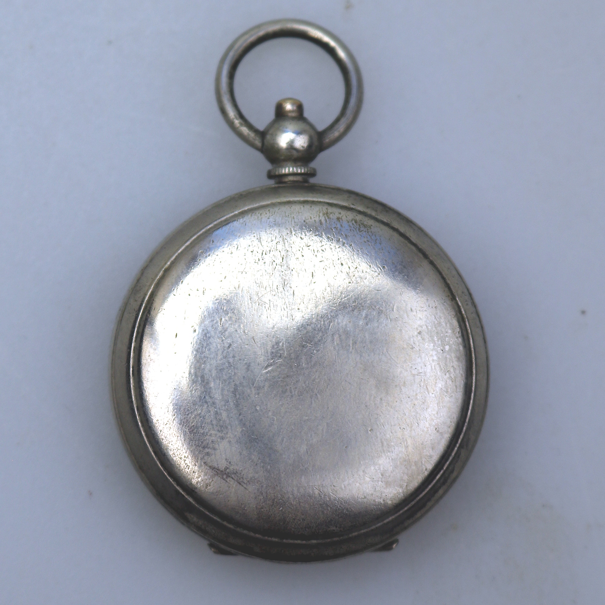 An antique novelty pocket watch shape Compass - probably Military C.early 20thC