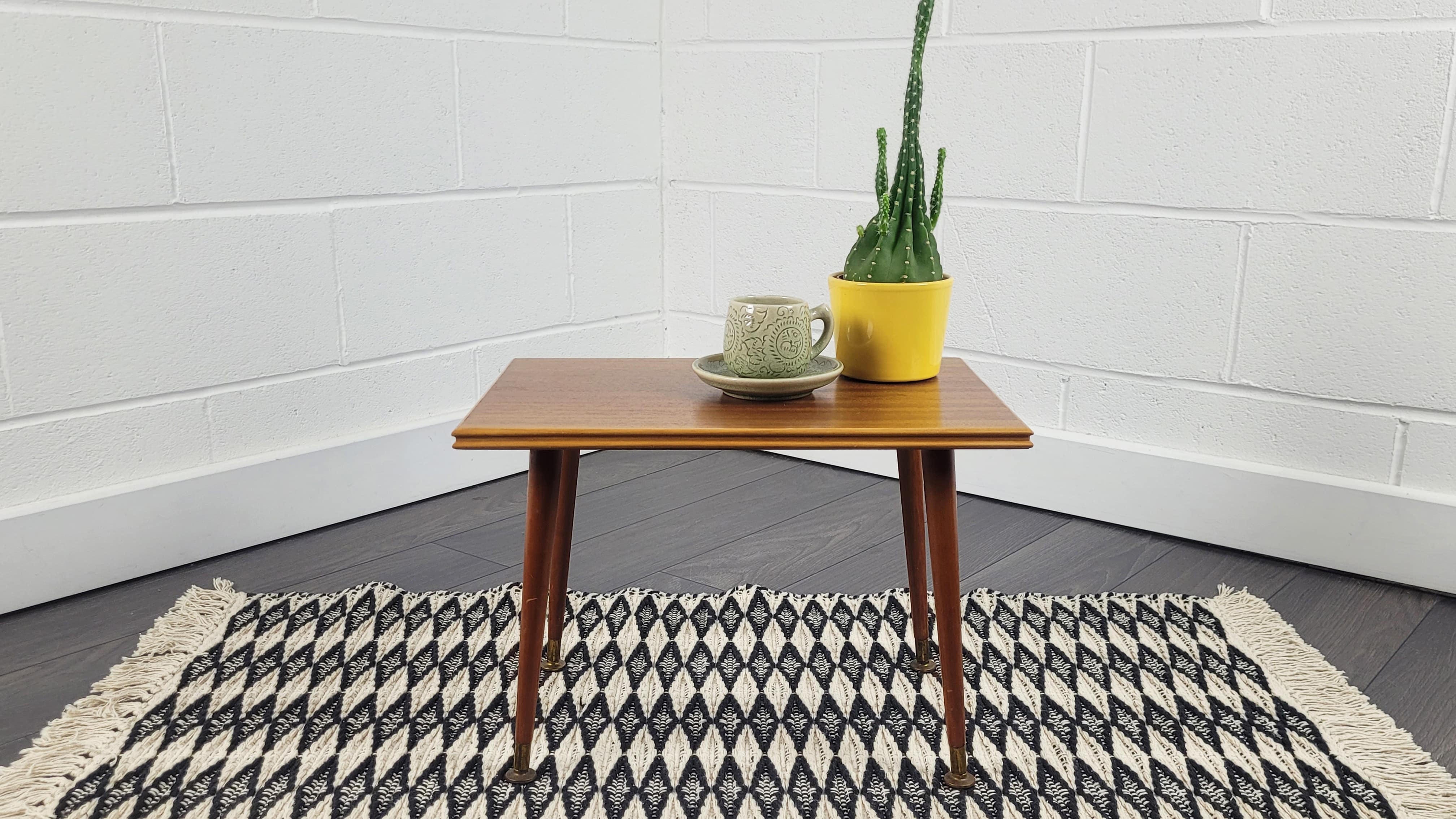 1960s small Coffee or Side Table with Dansette Legs