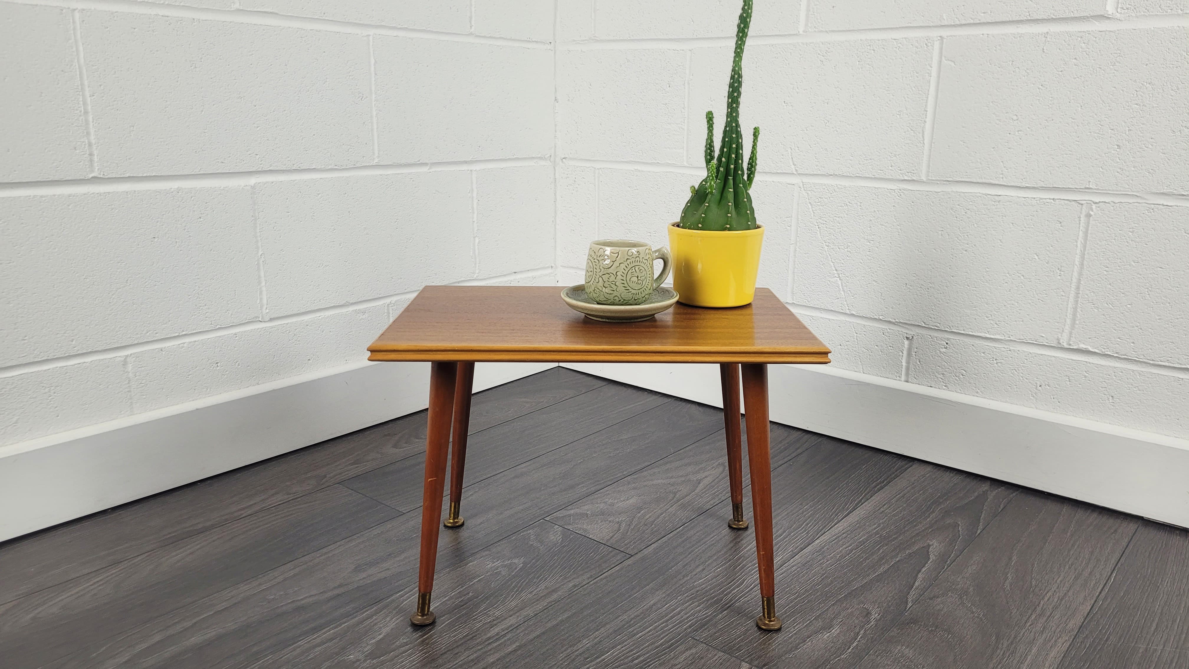 1960s small Coffee or Side Table with Dansette Legs