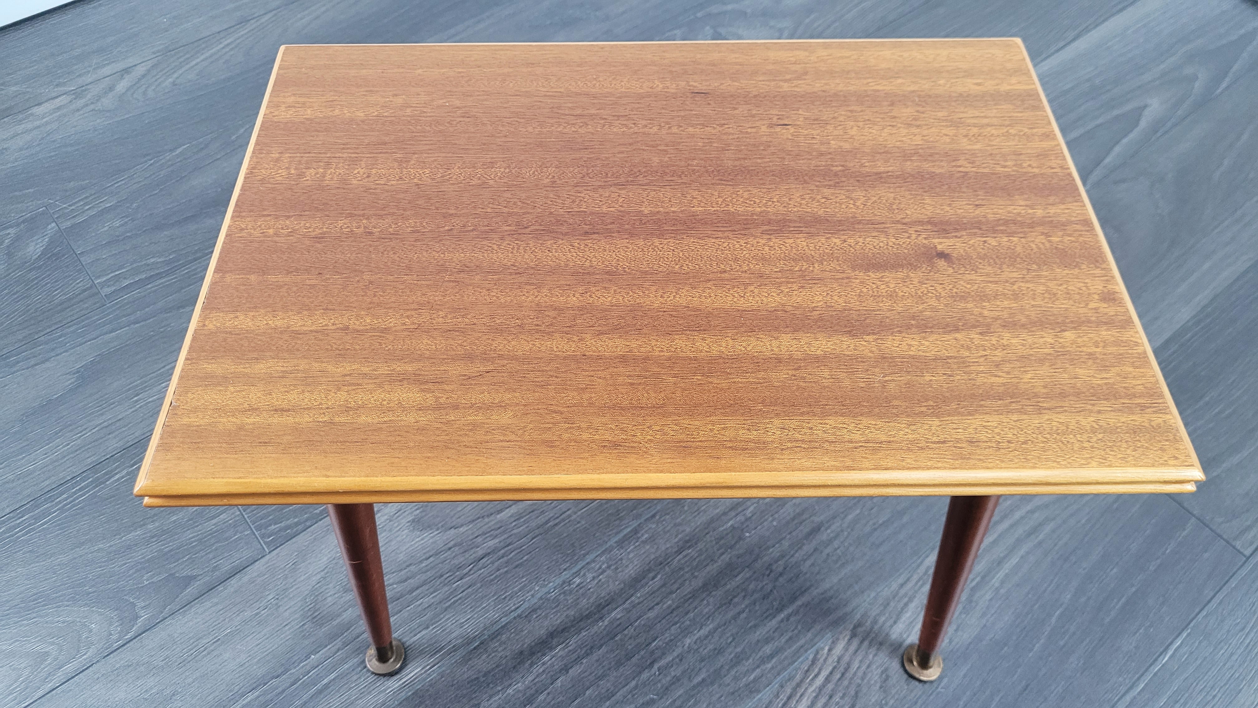 1960s small Coffee or Side Table with Dansette Legs