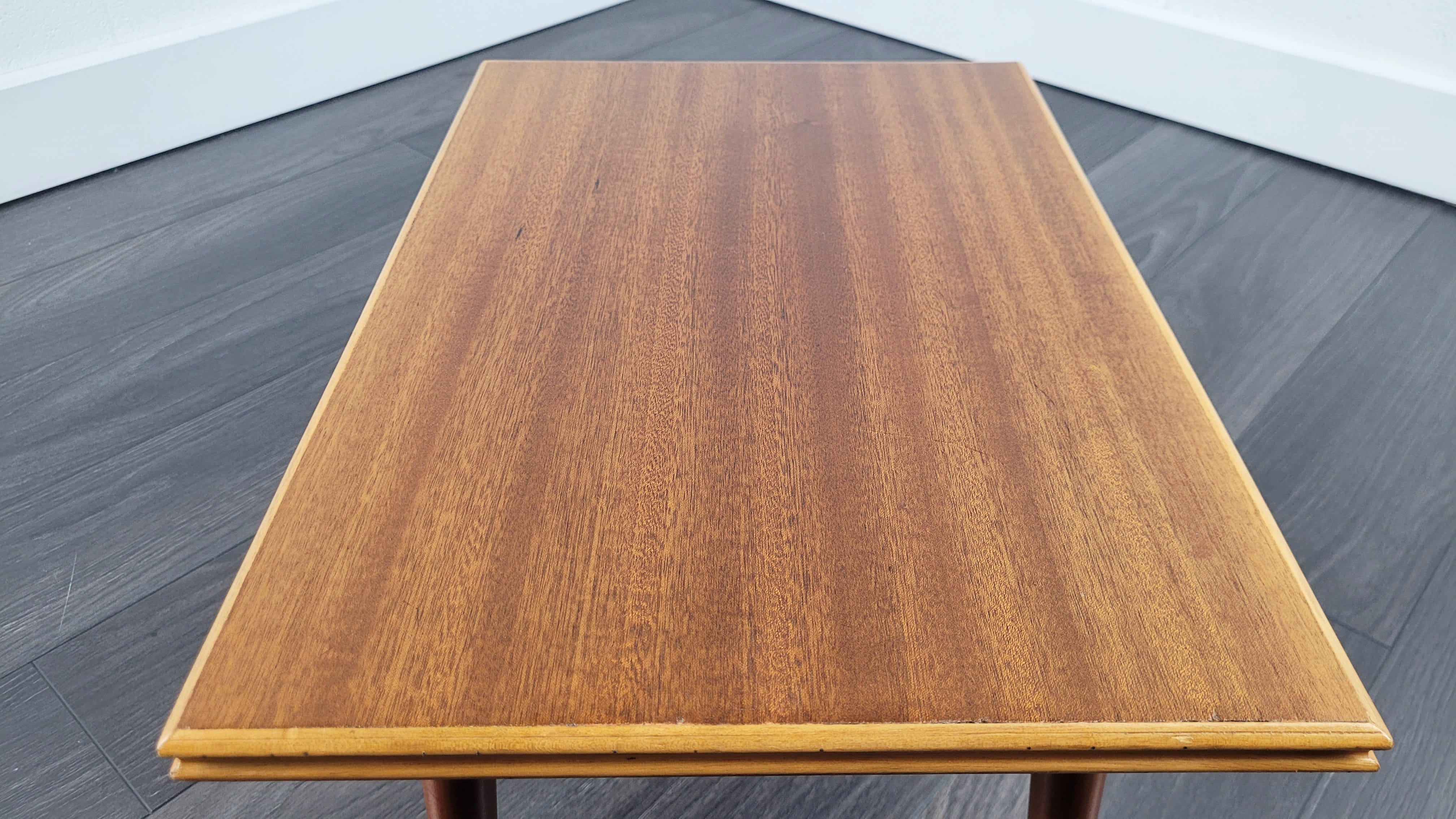 1960s small Coffee or Side Table with Dansette Legs